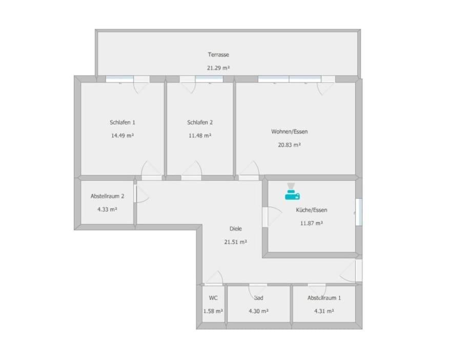 Wohnglueck Seifferer Apartment Равенсбург Екстериор снимка